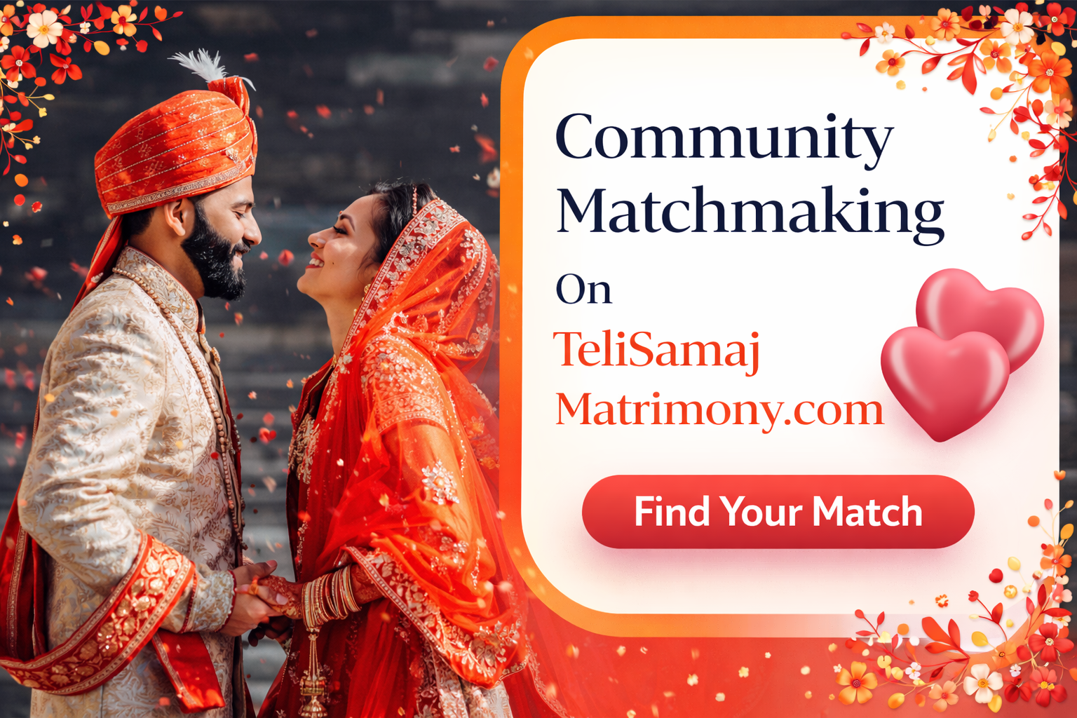 Community Matchmaking: Building Trust and Connection with TeliSamajMatrimony.com
